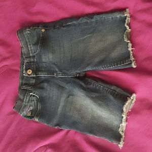 Girls knee shorts size 10